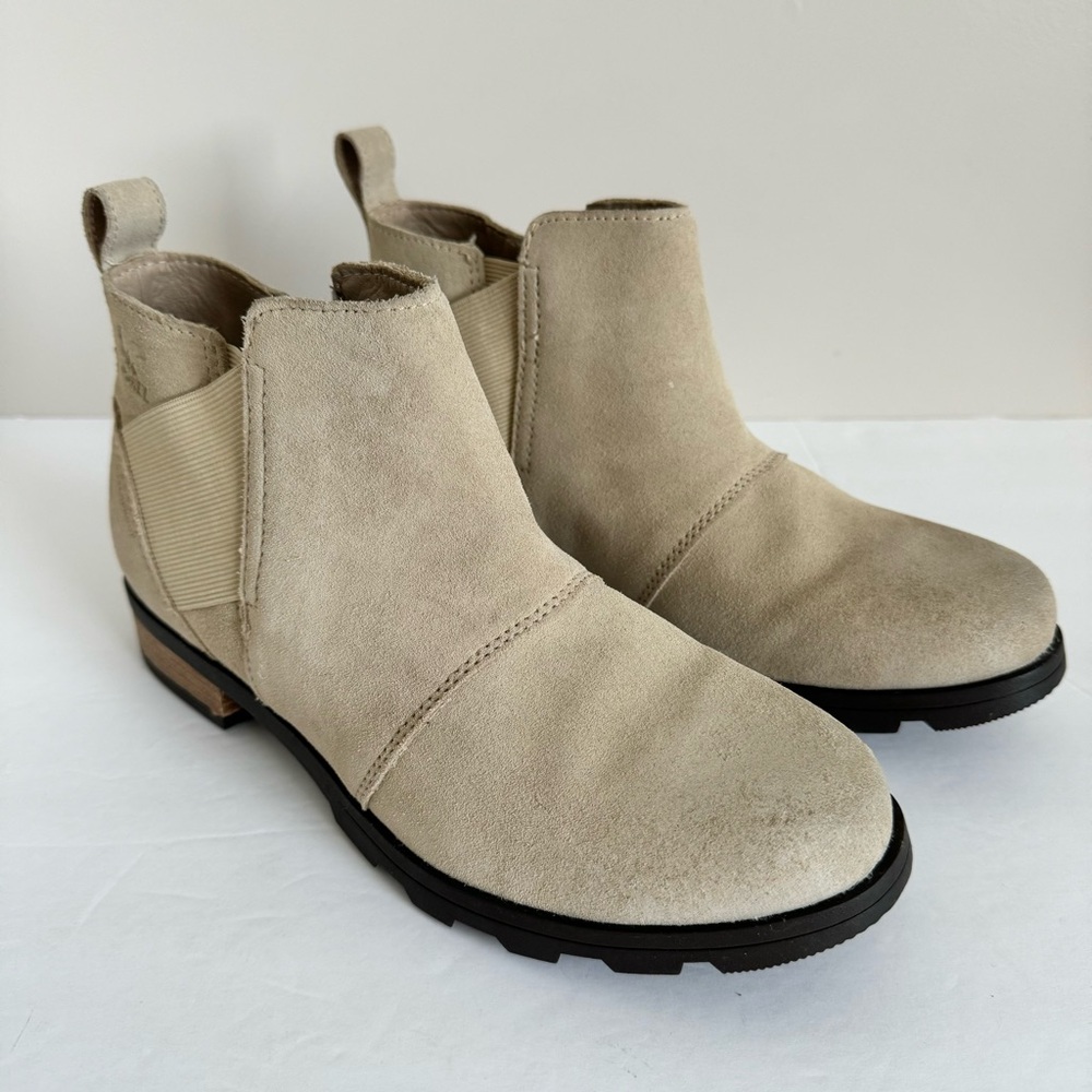 Sorel Women's Ankle Booties in Light Tan - Picture 3 of 14